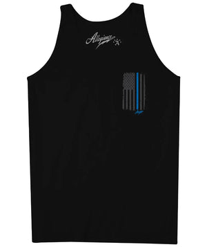 Back the Blue Back Hit Tank - Allegiance Clothing