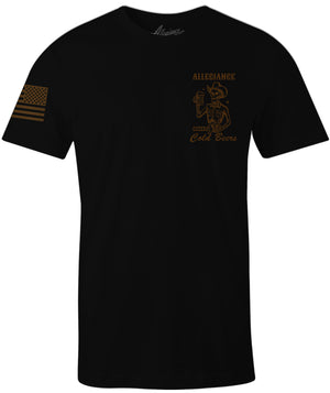 Cold Beer Graphic Tee - Black - Front