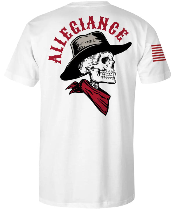 Cowboy Graphic Tee - White- Back