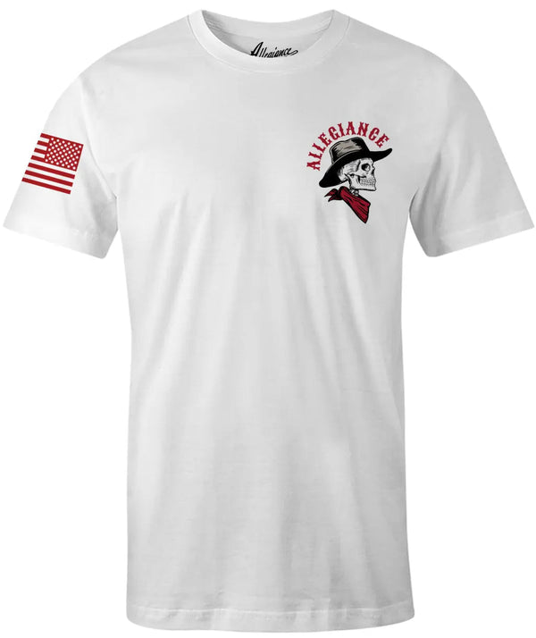 Cowboy Graphic Tee - White- Front