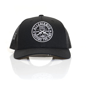 Defend the 2nd Curved Trucker - Allegiance Clothing