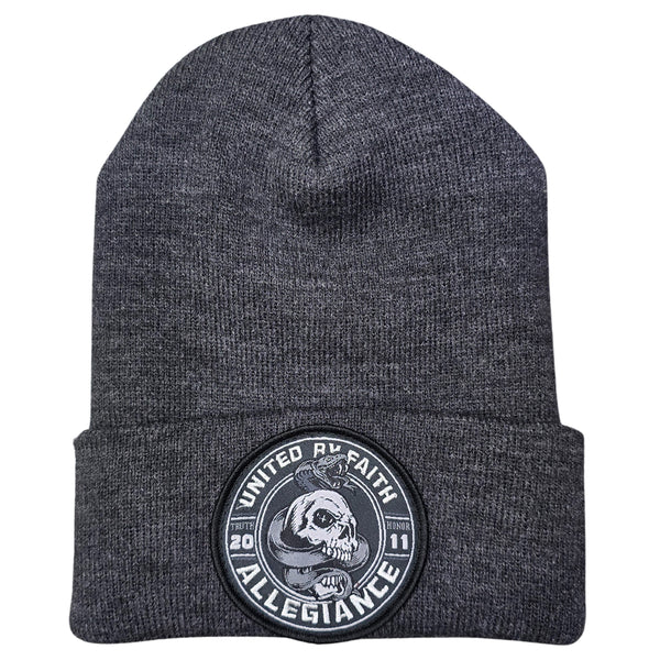 Serpent Cuffed Beanie