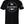 Back of Combat Back Hit Tee in black featuring large Combat logo graphic
