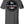 Back of Combat Premium Tee in Dark Charcoal featuring large Combat logo graphic
