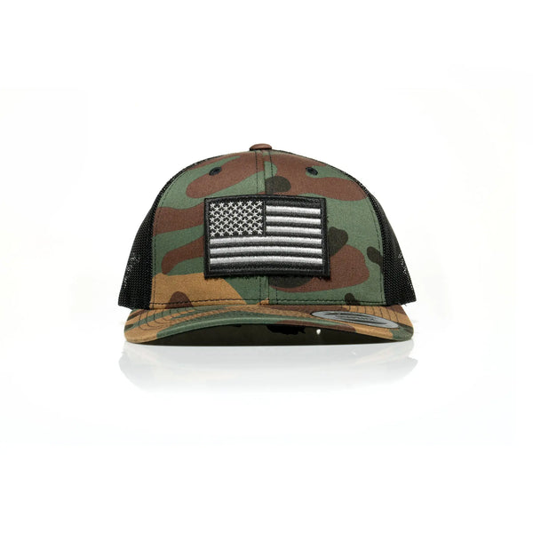 USA Black Flag Patch Trucker - Allegiance Clothing