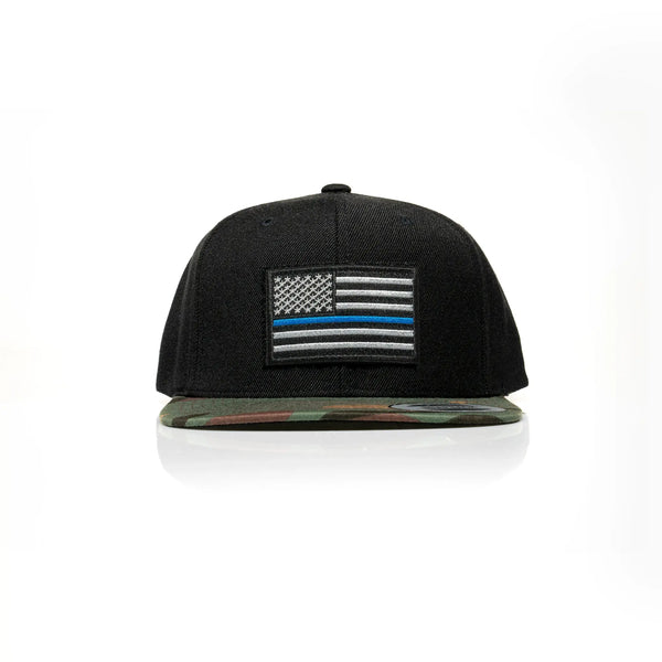 Thin Blue Line Patch Snapback - Allegiance Clothing