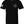 Front of EST. 11 Back Hit Tee in black featuring small 