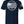 Back of Patriot Premium Tee in navy featuring bold Patriot logo across the back