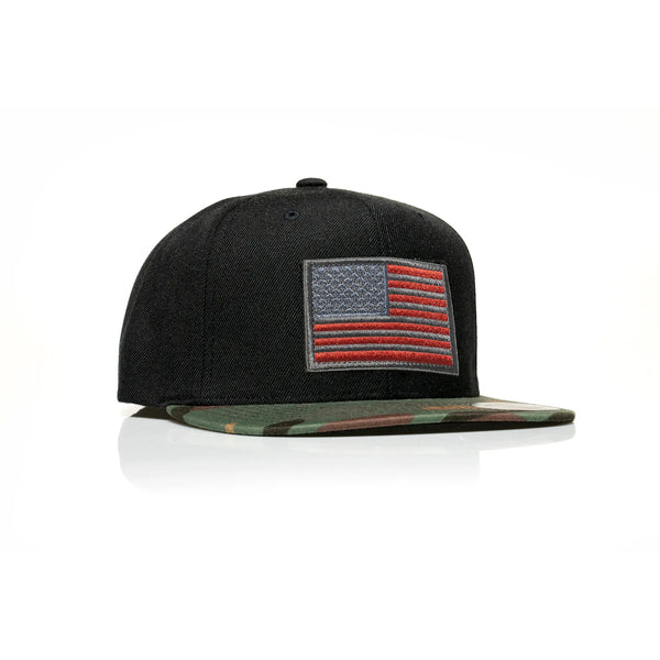 USA Flag Patch Snapback - Allegiance Clothing