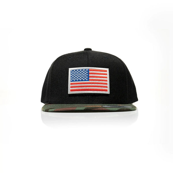 USA Flag Patch Snapback - Allegiance Clothing