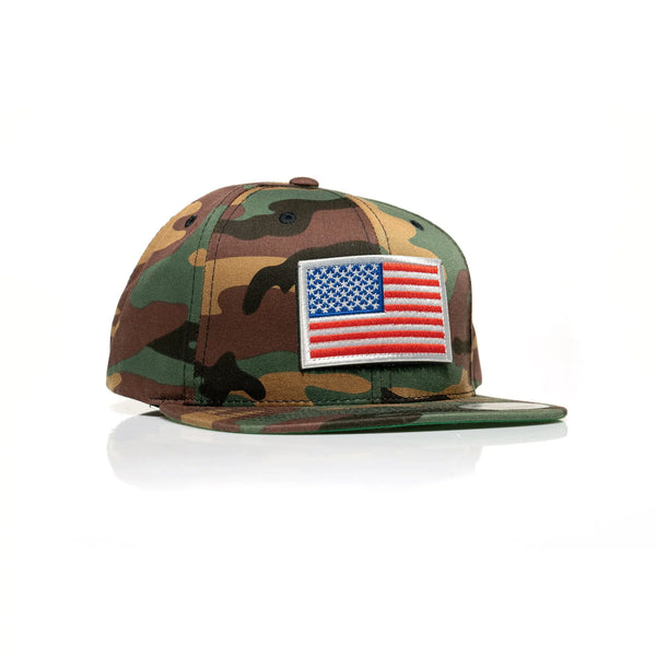 USA Flag Patch Snapback - Allegiance Clothing